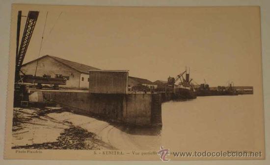 Postcards: ANTIGUA POSTAL DE KENITRA - MARRUECOS - PUERTO - FOTO FRANDRIN - ED. MARS - NO CIRCULADA.