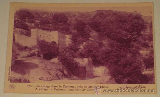 Cartes Postales: ANTIGUA POSTAL DE ZERHOUM CERCA DE MULAY IDRISS - MARRUECOS - FOTO FRANDRIN - NO CIRCULADA.
