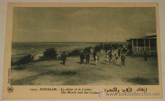 Postais: ANTIGUA POSTAL DE FEDALAH - MARRUECOS - FOTO FRANDRIN - NO CIRCULADA.