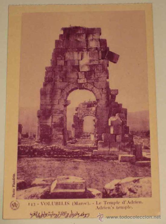 Postcards: ANTIGUA POSTAL DE VOLUBILIS - MARRUECOS - FOTO FRANDRIN - NO CIRCULADA.