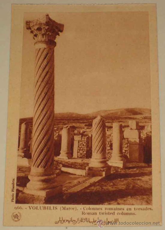 Postkarten: ANTIGUA POSTAL DE VOLUBILIS - MARRUECOS - FOTO FRANDRIN - NO CIRCULADA.