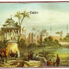 Postales: PRECIOSA POSTAL - EL CAIRO (EGIPTO) - GENTE CON CAMELLO JUNTO RIO. Lote 26008166