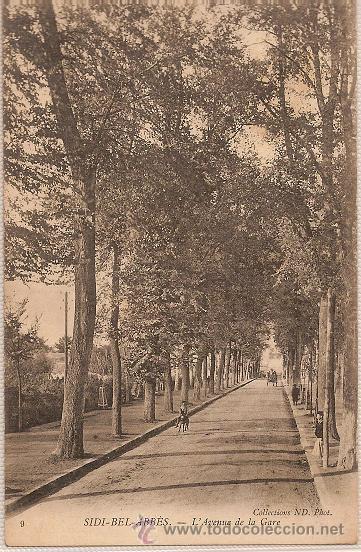 Postais: 0670- SIDI BEL ABB&Eacute;S- L'AVENUE DE LA GARE&acute;- COLECCI&Oacute;N ND