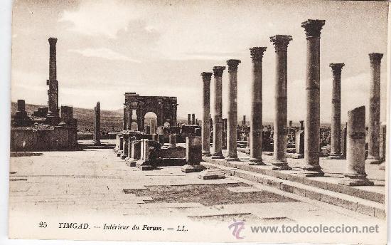 Cartoline: argelia - tingad - interieur du forum - a&ntilde;os diez