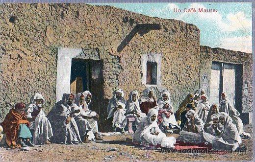 Postcards: TARJETA POSTAL DE MARRUECOS. UN CAFE MAURE.