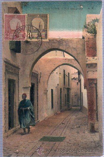 Postcards: TARJETA POSTAL DE TUNEZ. RUE DES JUGES. N&ordm; 15.