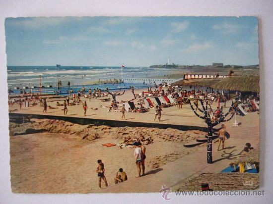 Postkarten: CASABLANCA.  LE TAHATI PLAGE.  ED. LA CIGOGNE.