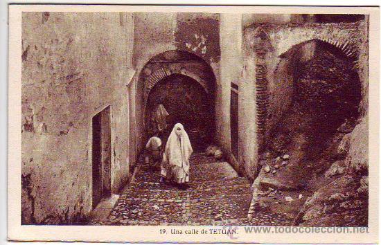 Postcards: 19 - tetuan - una calle - fotografo - l.roisin