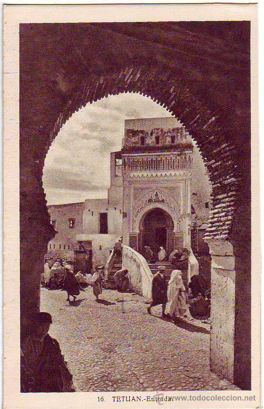 Postcards: 16 - tetuan - entrada - fotografo - l.roisin