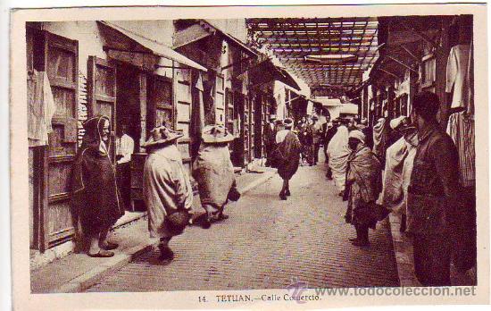 Postcards: 14 - tetuan - calle comercio - fotografo - l.roisin