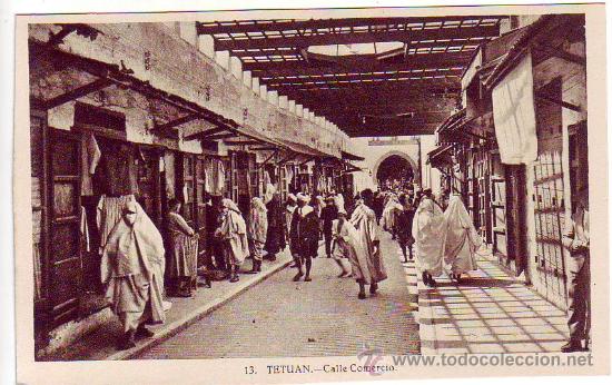 Postcards: 13 - tetuan - calle comercio - fotografo - l.roisin