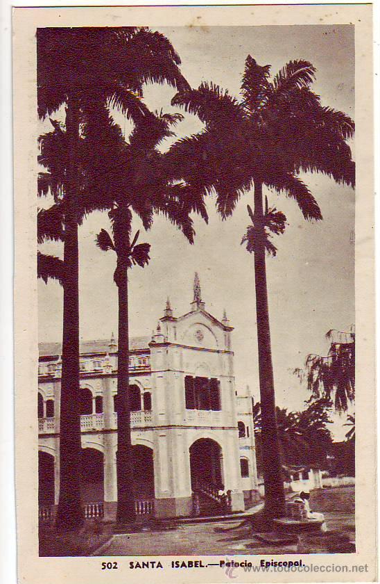 Postais: 502 - santa isabel - palacio episcopal - heliotipia artistica espa&ntilde;ola - foto h. garcia
