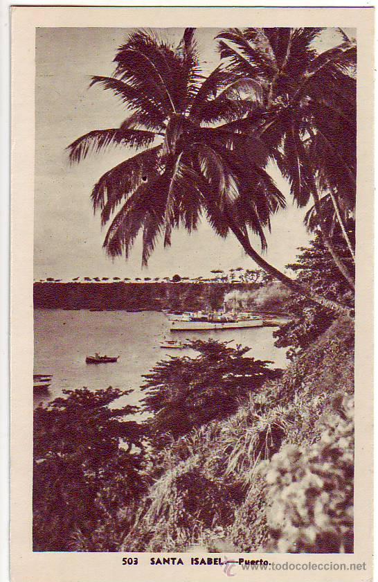 Postais: 503 - santa isabel - puerto - heliotipia artistica espa&ntilde;ola - foto h. garcia