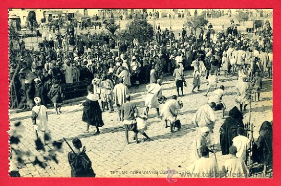 Postais: tetuan, marruecos, cofradia de los amachas,    p47315