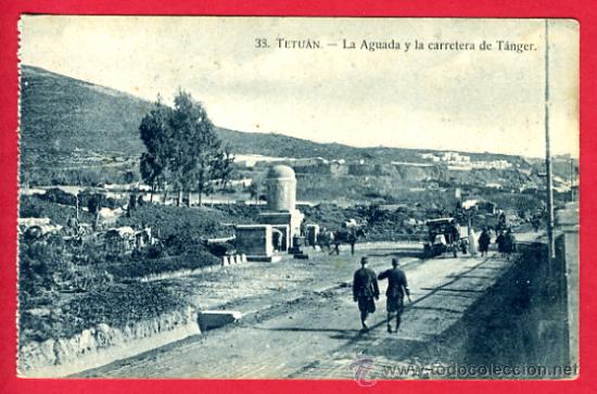 Cartoline: tetuan, marruecos, la aguada y la carretera de tanger,    p47392