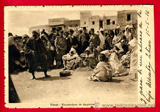 Cartoline: tetuan, marruecos, encantadores de serpientes,    p47473