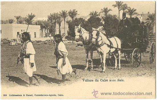 Tarjeta Postal De El Cairo Voiture Du Caire A Buy Old Postcards From Africa At Todocoleccion