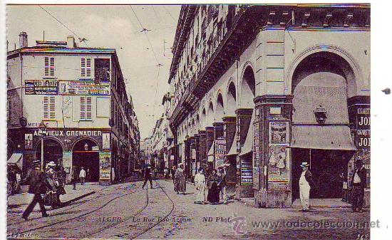 Postales: 258 - alger - la rue bad-azoum - Foto 1