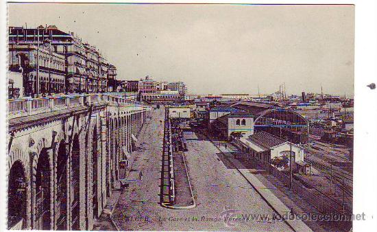 Postales: 46 - alger - la gare el la rampe marengo - Foto 1
