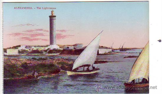 Cartes Postales: alexandria - the light-house - l.c. 389
