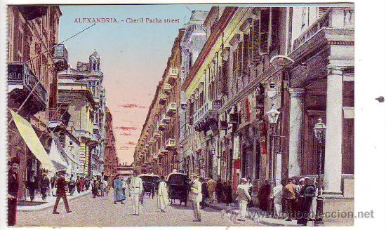 Cartes Postales: alexandria - cherif pacha street - l.c. 80