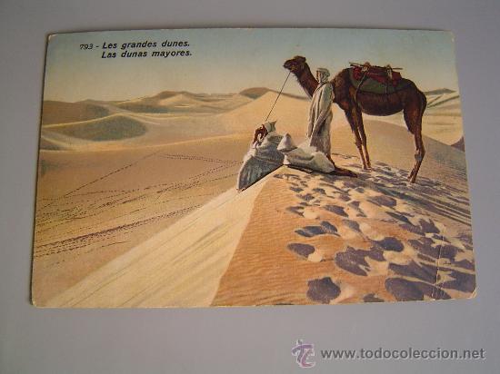 Postales: Postal de Tanger.-Las grandes Dunas