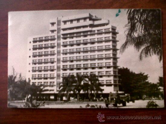 Cartes Postales: POSTAL ANTIGUA CONGO BELGA LFOPOLDVILLE-BUILDINGFORESOOM-EDITIONS PRISMA-PARIS-CIRCULADA