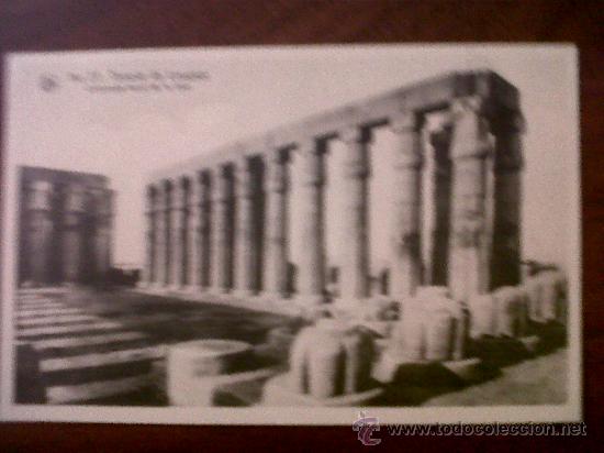 Postales: POSTAL ANTIGUA-CARTE POSTALE-NELS N&ordm;27-TEMPLE DE LOUQSOR.COLONNADE OUEST DE LA COUR-EGIPTO-EGYPTE