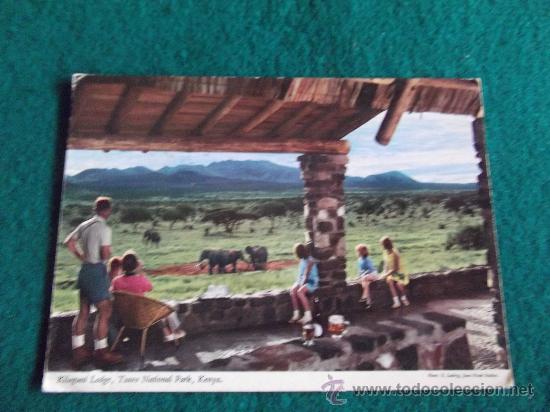 Postales: POSTAL- ANTIGUA-KENYA-ESCRITA-SELLADA-