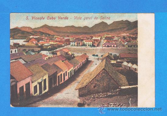 Cartes Postales: Cabo Verde - San Vicente de Cabo Verde - Vista Geral da Salina - Postal editada por Giuseppe Frusoni