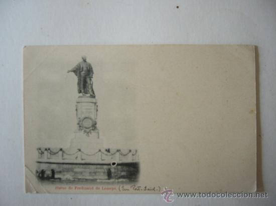 Postais: POSTAL EGIPTO - EGYPTE. ESTATUA DE FERDINAND DE LESSEPS