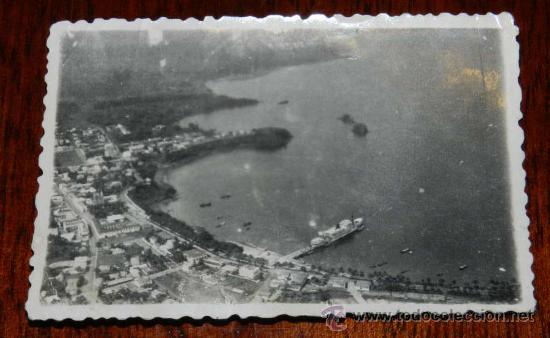 Postais: ANTIGUA FOTOGRAFIA DE SANTA ISABEL DE GUINEA ECUATORIAL, MIDE 8,8 X 6 CMS. TAL COMO SE PUEDE VER.