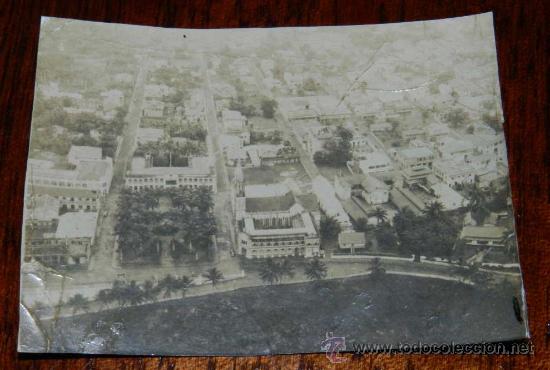 Postais: ANTIGUA FOTOGRAFIA DE SANTA ISABEL DE GUINEA ECUATORIAL, MIDE 7 X 5 CMS. TAL COMO SE PUEDE VER.