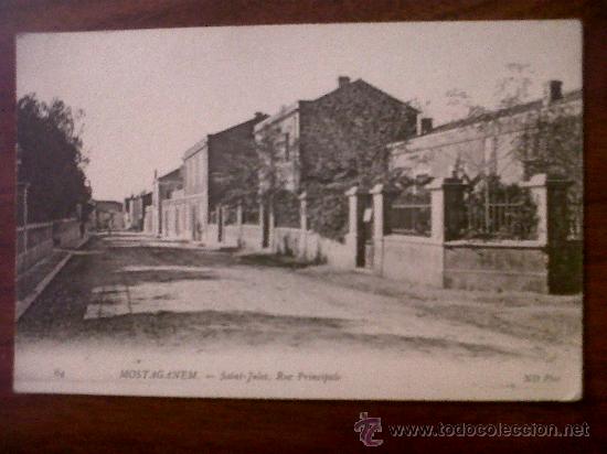 Postais: POSTAL-CARTE POSTALE MOSTAGANEM-SAINT JULES,RUE PRINCIPALE-SIN CIRCULAR