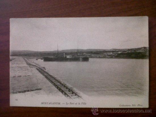Postais: POSTAL -CARTE POSTALE MOSTAGANEM-LE PORT ET LA VILLE-COLLECTIONS ND.PHOTO