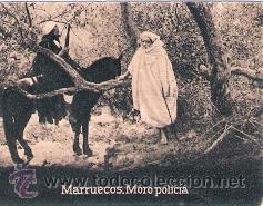 Postcards: POSTAL ORIGINAL DECADA DE LOS 30. MARRUECOS. MORO POLICIA. N&ordm; 1483. VER TAMA&Ntilde;O Y EXPLICACION