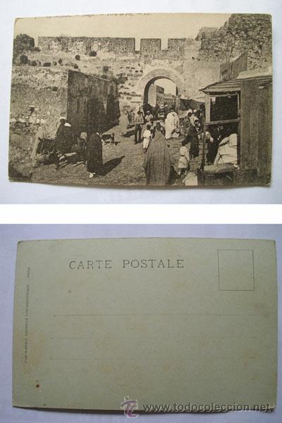 Postais: Antigua Postal : Porte de Fez - TANGER - Marruecos. Ed LL. Dorso sin dividir anterior 1906