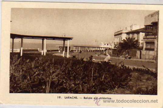 Postkarten: Larache 19. Balcon del Atl&aacute;tico. Ediciones Carmen Cremades. Fot Mediamarca.