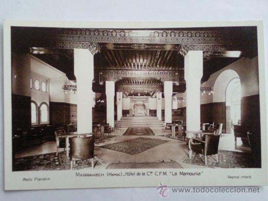 Postales: POSTAL MARRAKECH, HOTEL DE LA MAMOUNIA - Foto 1