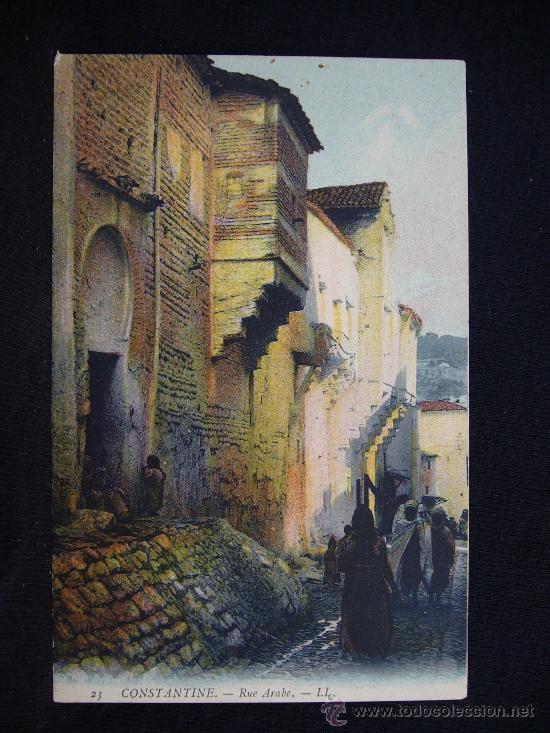 Postales: Postal 23. Constantine. Rue Arabe. Argelia. - Foto 1