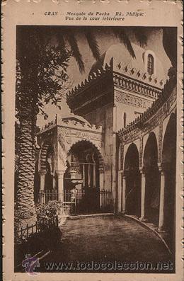 Postkarten: E101 ARGELIA ORAN MEZQUITA DEL PACHA CALLE PHILIPIC PATIO INTERIOR