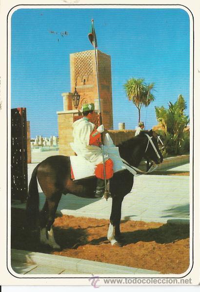 Postales: :::: C704 - POSTAL - RABAT - GARDE DE MAUSOL&Eacute;E MOHAMMED V - Foto 1