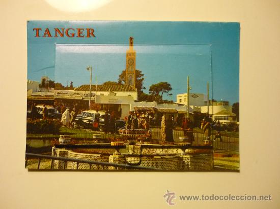 Postcards: TANGER - LA POSTAL SE ABRE POR LA PARTE FRONTAL Y APARECE DESPLEGABLE CON 13 VISTAS