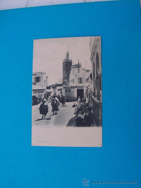 Postales: T&Aacute;NGER - RUE PRINCIPALE - EDITION HELL 28704 - Foto 1