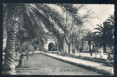 Postkarten: POSTAL DE MARRUECOS - OUJDA N&ordm; 154 PORTE ET JARDINS DE BAB SIDI AISSA