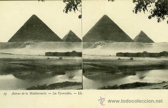 Postkarten: POSTAL EGIPTO LAS PIRAMIDES
