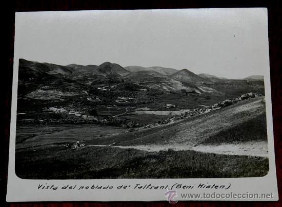 Postkarten: ANTIGUA FOTOGRAFIA DEL POBLADO DE TALFRANT (BENI KIATEN) MARRUECOS, EN 1920 APROXIMADAMENTE, EPOCA D