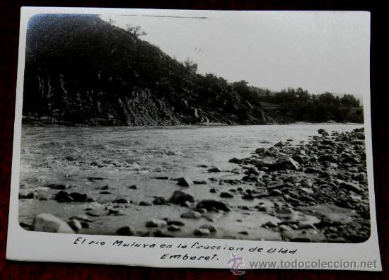 Postkarten: ANTIGUA FOTOGRAFIA DE EL RIO MULUYA (ULAD EMBARET) MARRUECOS, EN 1920 APROXIMADAMENTE, EPOCA DE LA G