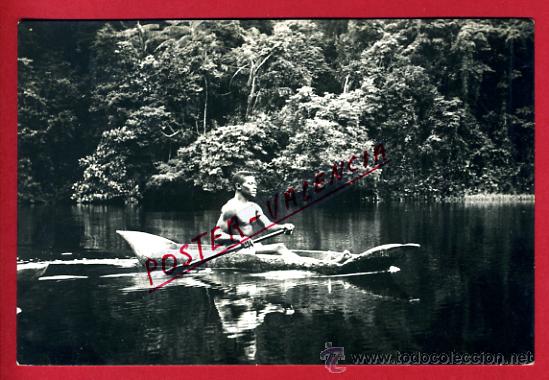 Postcards: POSTAL GUINEA, EN EL RIO,   P72538