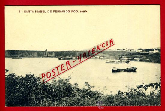 Postcards: POSTAL SANTA ISABEL DE FERNANDO POO, BAHIA,   P72546